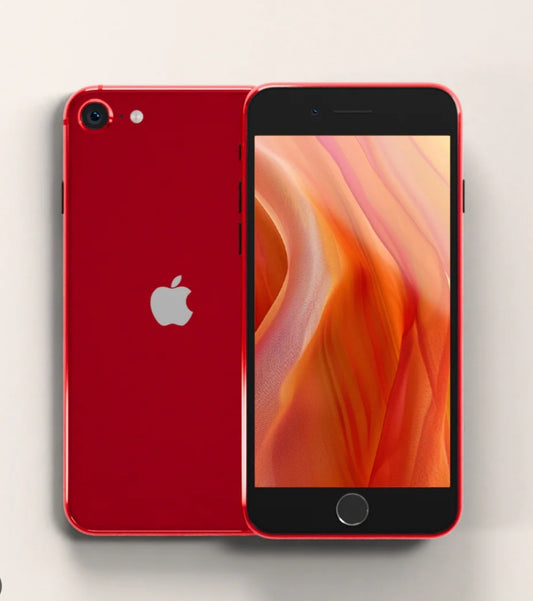 Apple iPhone SE 2 4G Smartphone Fingerprint Unlock Function Dust Water & Scratch Resistant HD Screen Super/Fast Charging (128GB ROM) (Red) Smartphone smp