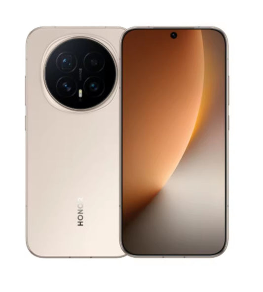 Honor Magic 8 Chinese Version Gold Smartphone Facial Recognition & Fingerprint Unlock Function Dust Water & Scratch Resistant HD Screen Super/Fast Charging (RAM 12GB+256GB ROM) smp
