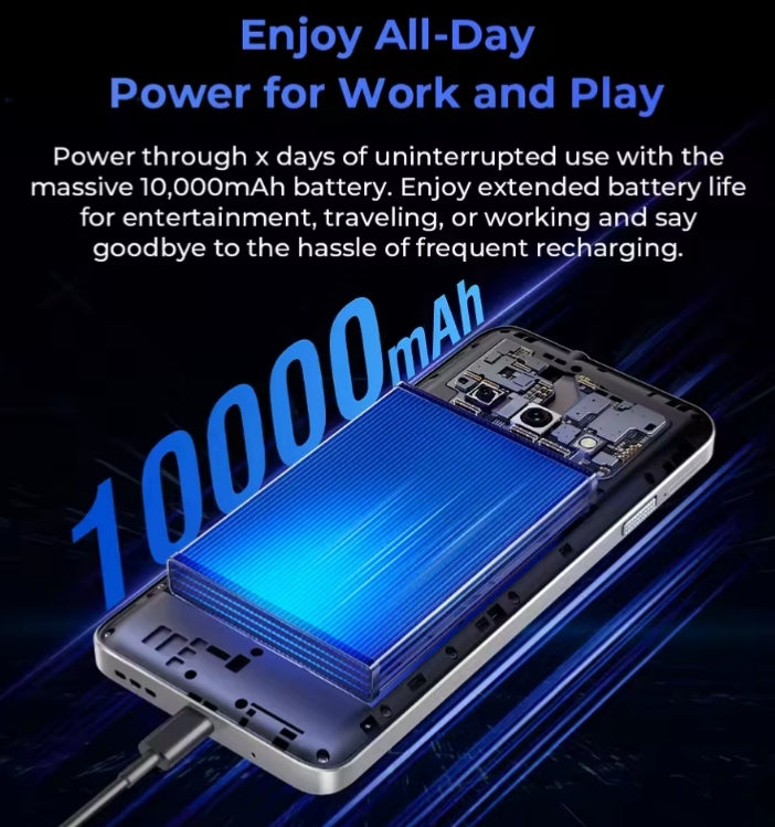 OUKITEL C59 PRO Waterproof Smartphone Global Version HD Screen Super/Fast Charging Android 15 (Green) Smartphone smp