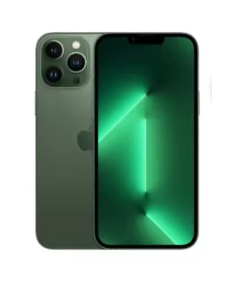 Apple iPhone 13 Pro Smartphone Facial Recognition Function Dust Water & Scratch Resistant HD Screen Super/Fast Charging (standard set 128GB ROM) (Green) Smartphone smp