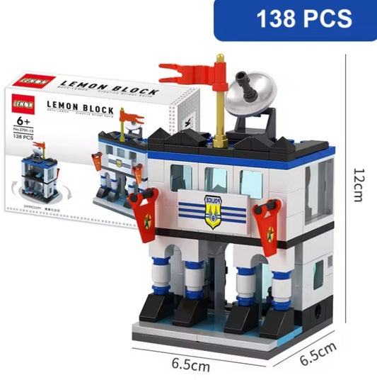 Police Station Building Blocks Set Toys tys bbs