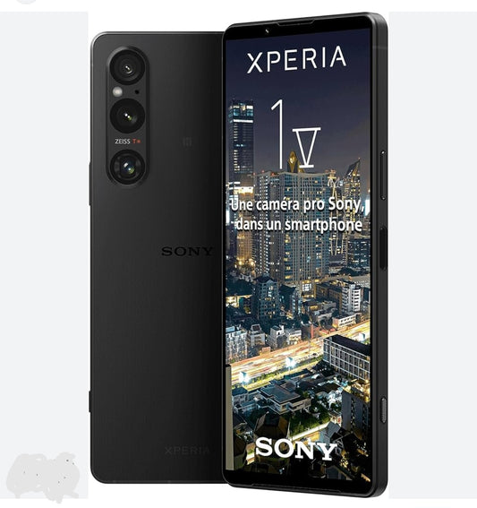 Sony Xperia 1 V 5G Smartphone Water Resistant Dustproof HD Screen Super/Fast Charging Japanese Version (Black) Smartphone smp