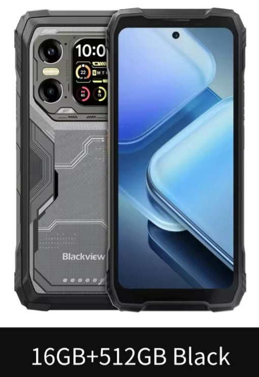 Blackview XPLORE 1 Outdoor 5G Rugged Waterproof Android 15 Smartphone RAM 16GB+512GB (Black) Official Standard Global Version Smartphone smp