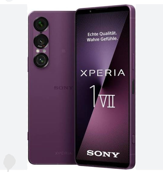 Sony 1 VII 5G Smartphone Water Resistant Dustproof HD Screen Super/Fast Charging Global Version ROM 256GB (Purple) Smartphone smp