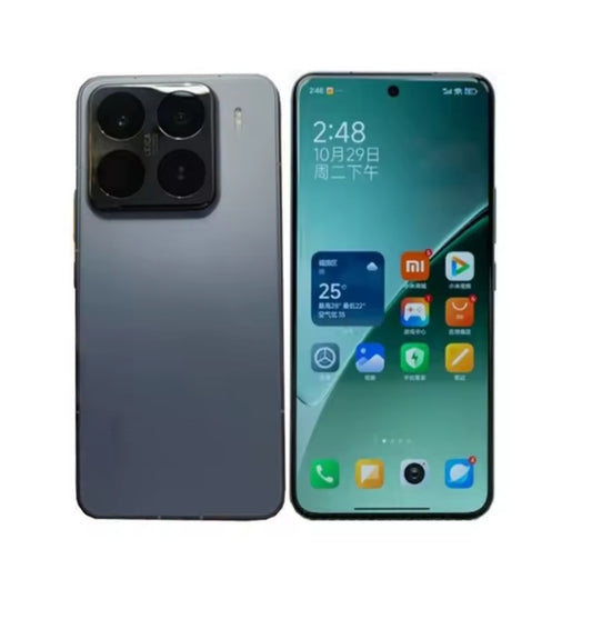 Xiaomi 15 Pro Chinese Version Grey Smartphone Facial Recognition & Fingerprint Unlock Function Dust Water & Scratch Resistant HD Screen Super/Fast Charging Smartphone (RAM 12GB+256GB ROM). smp
