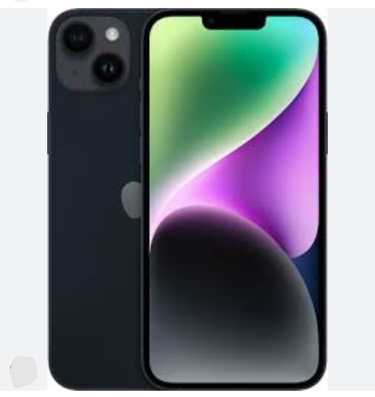 Apple iPhone 14 Plus 5G Smartphone Facial Recognition Function Dust Water & Scratch Resistant HD Screen Super/Fast Charging (128GB ROM Full Set) (Black) Smartphone smp