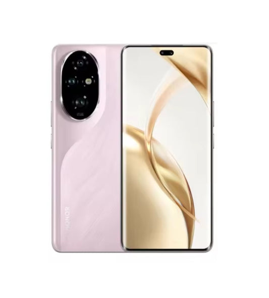 Honor 200 Pro 5G Chinese Version Pink Smartphone Facial Recognition & Fingerprint Unlock Function Dust Water & Scratch Resistant HD Screen Super/Fast Charging Smartphone (RAM 12GB+256GB ROM) Smartphone smp