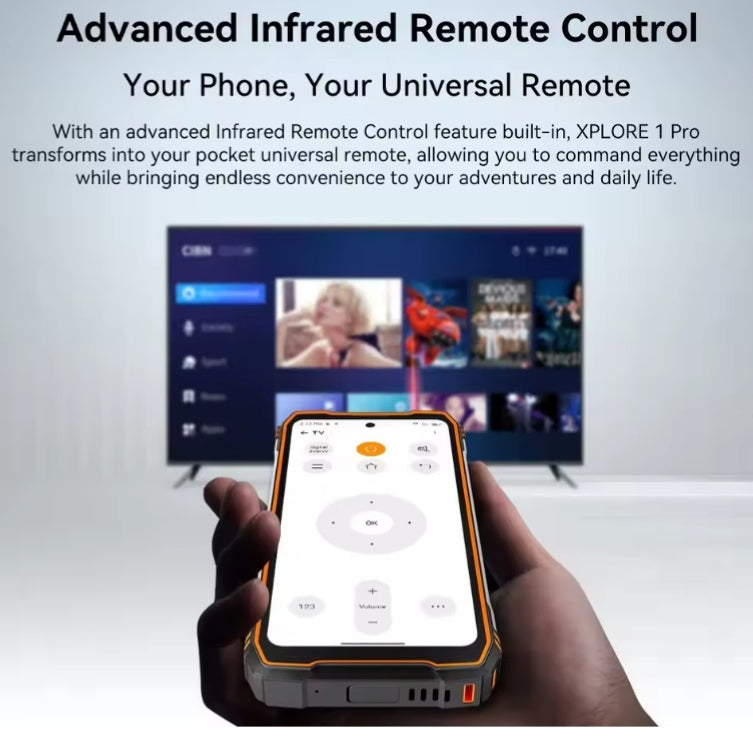 Blackview XPLORE 1 Pro Rugged 5G Android 15 Smartphone: Backed By FLIR 6.78inch 2.4K HD Screen RAM 12GB+256 ROM (Black) Global Version Smartphone smp