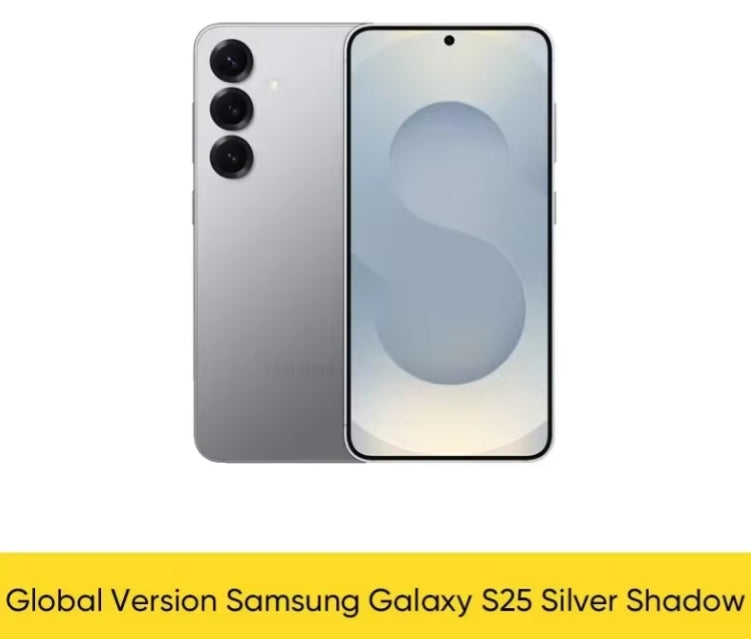 Samsung Galaxy S25 AI Global Version Waterproof Smartphone Snapdragon 8 6.2inch HD Screen RAM 12GB+256GB ROM (Silver Shadow) Smartphone smp