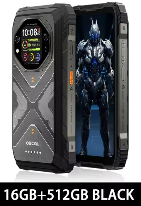 Blackview OSCAL TANK 1: 6.78inch HD Screen 5G Global Version Android 16GB+512GB (Black) Smartphone smp
