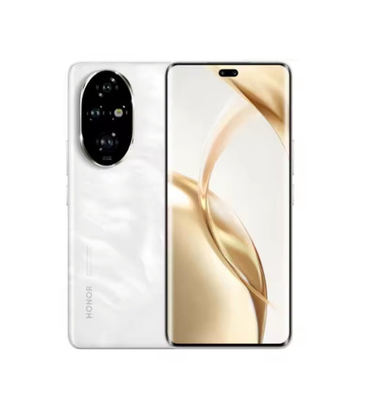 Honor 200 Pro 5G Chinese Version White Smartphone Facial Recognition & Fingerprint Unlock Function Dust Water & Scratch Resistant HD Screen Super/Fast Charging Smartphone (RAM 12GB+256GB ROM) Smartphone smp