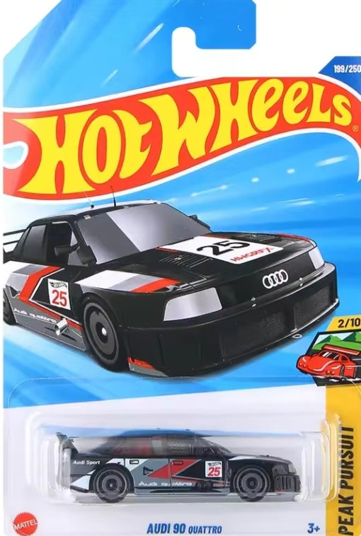 Hot Wheels 2025-Q Case Alloy "Audi 90 Quattro" Toy Car tys crs