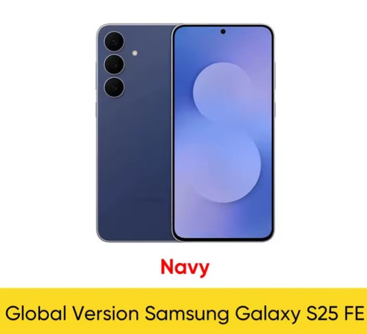 Samsung Galaxy S25 FE Smartphone Samsung Exynos 2400 Global Version 6.7inch HD Screen RAM 8GB+256GB ROM (Navy) Smartphone smp
