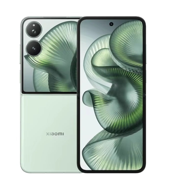 Xiaomi Mix Flip 2 Chinese Version Green Smartphone Facial Recognition & Fingerprint Unlock Function Dust Water & Scratch Resistant HD Screen Super/Fast Charging Smartphone (RAM 12GB+256GB ROM). smp