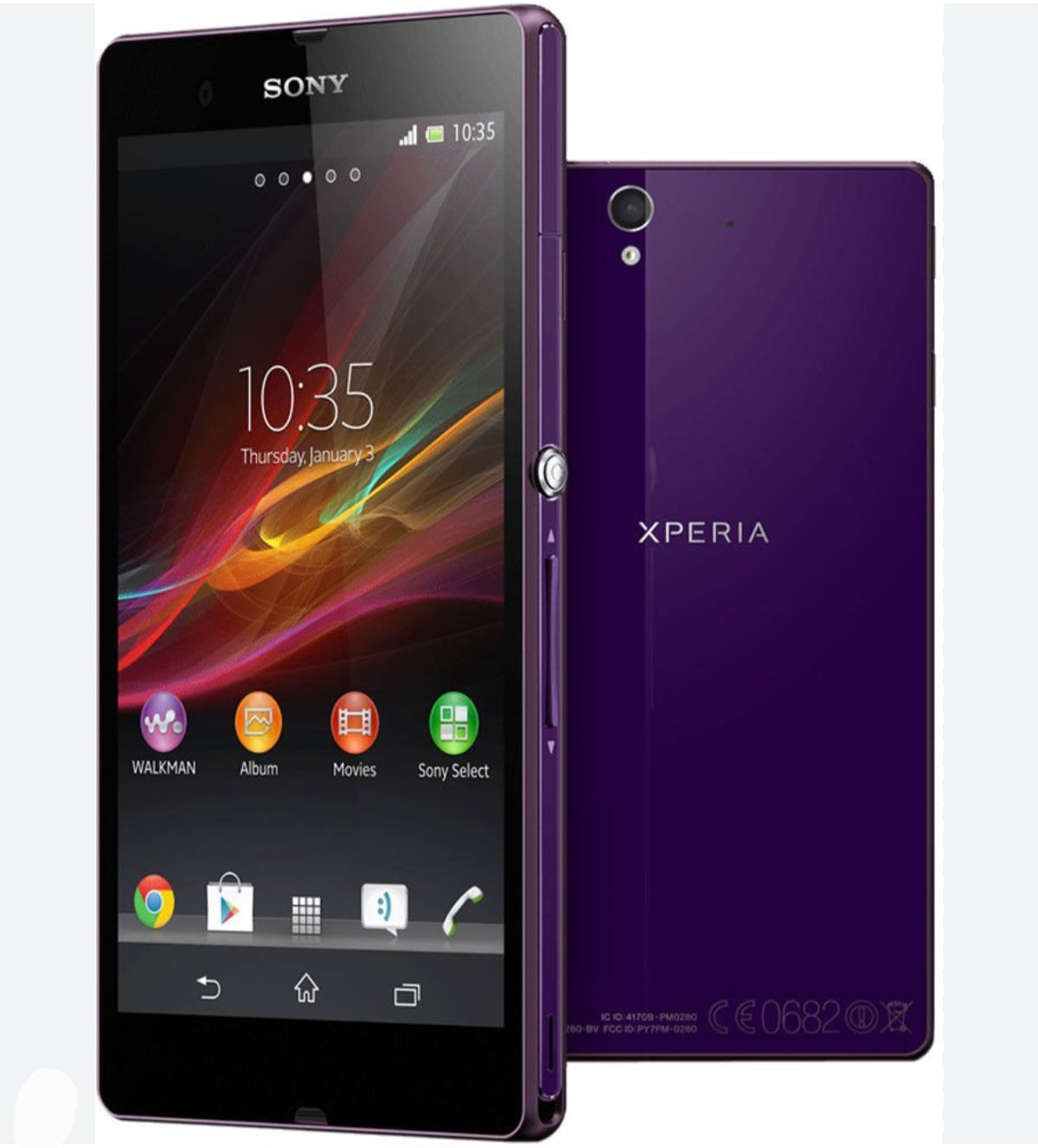 Sony Xperia Z Ultra Global Version Purple Smartphone (C6802 Simple Set) Facial Recognition Dust Water & Scratch Resistant HD Screen Super/Fast Charging Smartphone smp