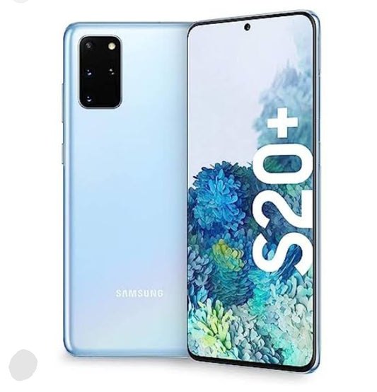 Samsung Galaxy S20 Plus 5G US Version Smartphone Facial Recognition & Fingerprint Unlock Function Dust Water & Scratch Resistant HD Screen Super/Fast Charging (G986U Full Set) (Blue) Smartphone smp