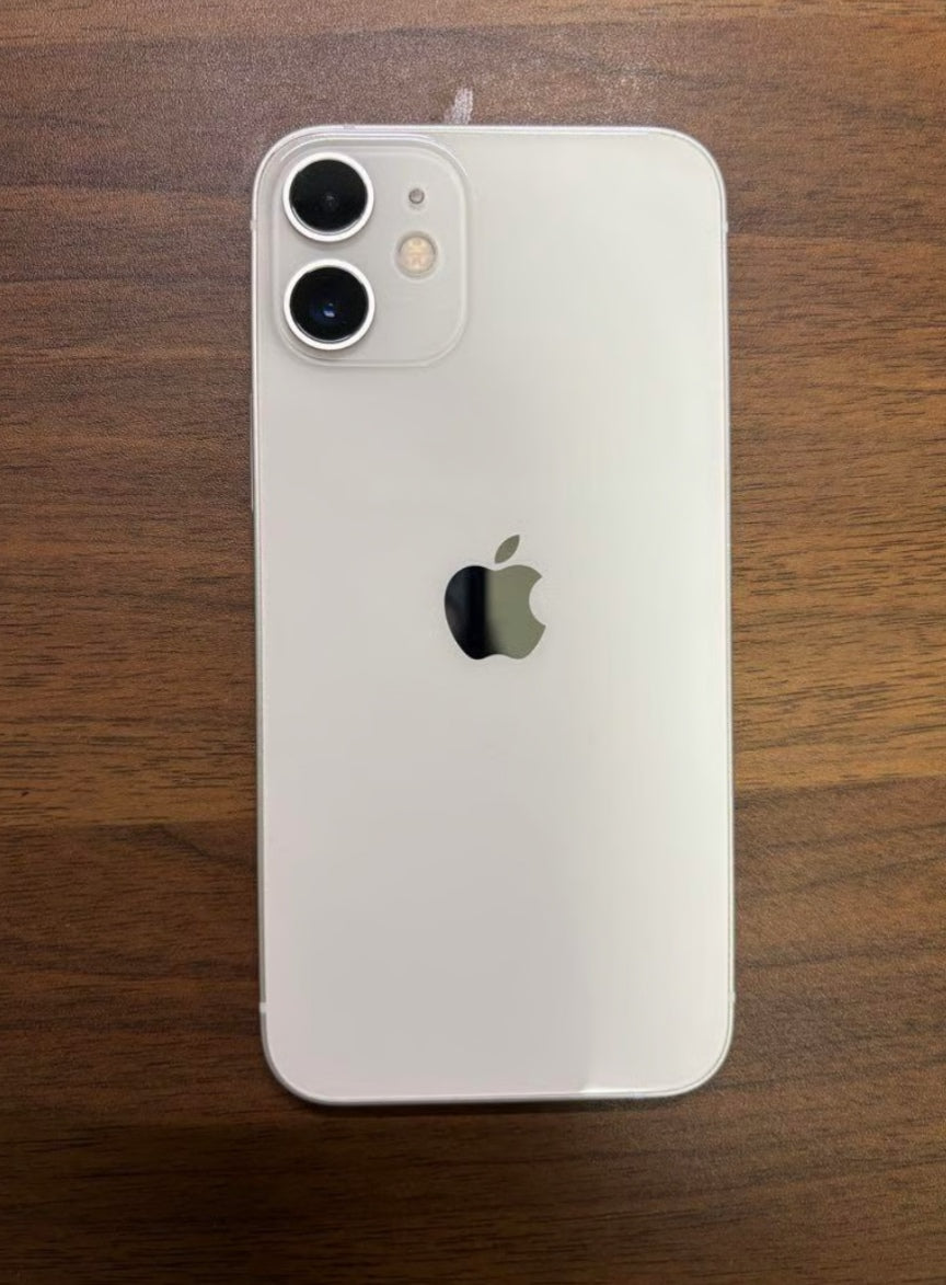 Apple iPhone 12 Mini Smartphone Facial Recognition Function Dust Water & Scratch Resistant HD Screen Super/Fast Charging (64GB ROM) (White) Smartphone smp