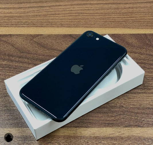 Apple iPhone SE 3rd Generation 5G Smartphone Fingerprint Unlock Function Dust Water & Scratch Resistant HD Screen Super/Fast Charging (128GB ROM) (Black) Smartphone smp