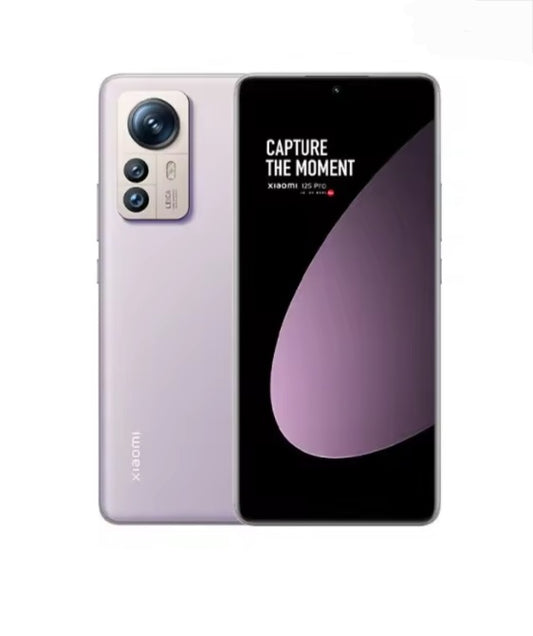 Xiaomi 12S Pro 5G Chinese Version Purple Smartphone Facial Recognition & Fingerprint Unlock Function Dust Water & Scratch Resistant HD Screen Super/Fast Charging (RAM 12GB+256GB) Smartphone smp