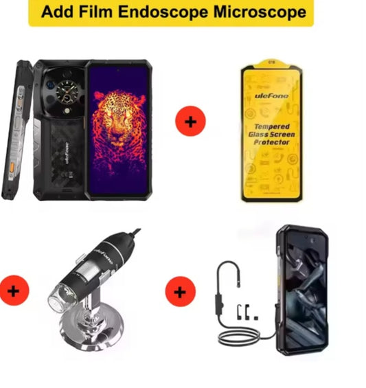Ulefone Armor 28 Ultra 5G AI Rugged Global Version Smartphone Facial Recognition & Fingerprint Unlock Function Dust Water & Scratch Resistant HD Screen Super/Fast Charging Smartphone + FREE Film + Mic.smp