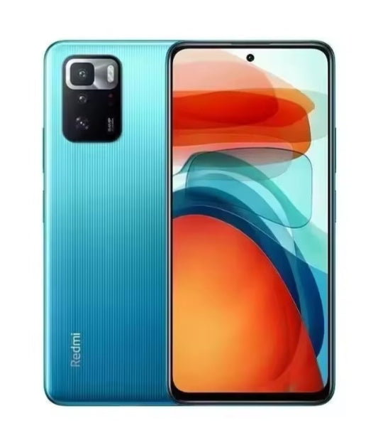 Xiaomi Redmi Note 10 Pro Global Version Blue Smartphone Facial Recognition & Fingerprint Unlock Function Dust Water & Scratch Resistant HD Screen Super/Fast Charging Smartphone (RAM 6GB+128GB ROM). smp