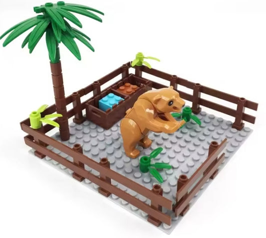 Children's Bear In Enclosure Building Blocks Set Toys tys bbs