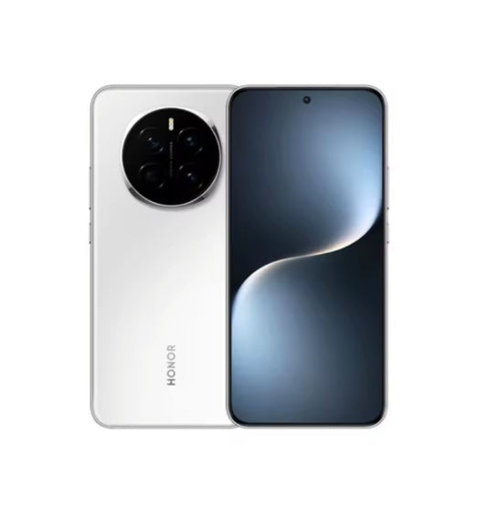 Honor Magic 7 Global Version White Smartphone Facial Recognition & Fingerprint Unlock Function Dust Water & Scratch Resistant HD Screen Super/Fast Charging (RAM 12GB+256GB ROM) smp