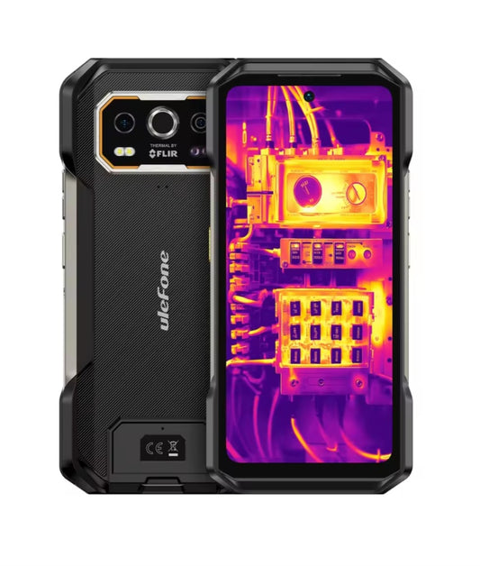 Uleforne Armor 27T Rugged 4G Global Version Smartphone Facial Recognition & Fingerprint Unlock Function Dust Water & Scratch Resistant HD Screen Super/Fast Charging Black Smartphone + FREE BluetoothEarphone. smp