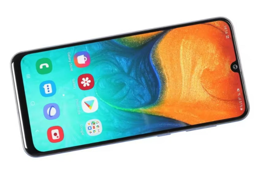 Samsung Galaxy A30 4G Global Version White Smartphone Dust Water & Scratch Resistant HD Screen Super/Fast Charging Smartphone. smp