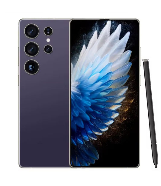 IVMI  Global Vision Purple Smartphone Facial Recognition & Fingerprint Unlock Function Dust Water & Scratch Resistant HD Screen Super/Fast Charging Smartphone (RAM 3GB+16GB ROM). smp
