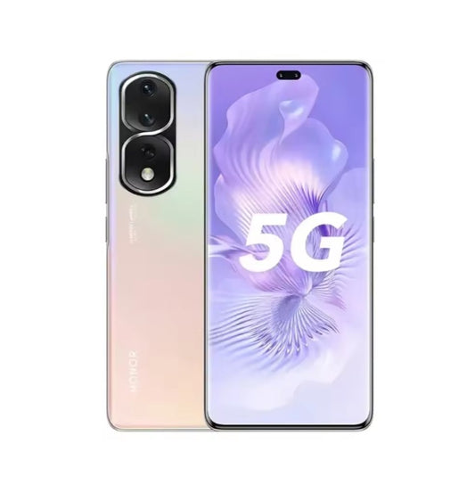 Honor 80 Pro Chinese Version Pink Smartphone Facial Recognition & Fingerprint Unlock Function Dust Water & Scratch Resistant HD Screen Super/Fast Charging (RAM 12GB+256GB ROM) Smartphone. smp