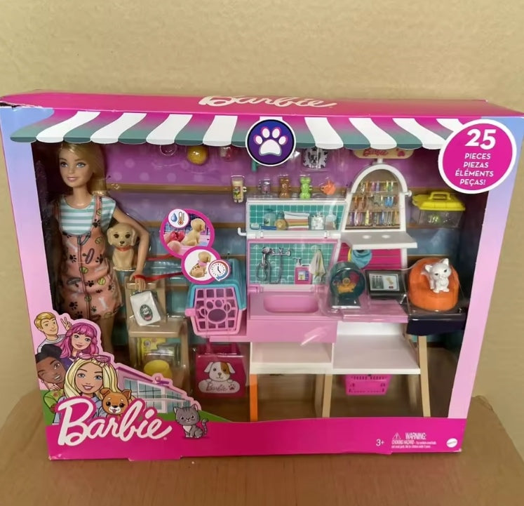 Barbie Doll Pet Store Gift Set dll tys