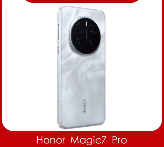 Honor Magic 7 Pro Chinese Version Grey Smartphone Facial Recognition & Fingerprint Unlock Function Dust Water & Scratch Resistant HD Screen Super/Fast Charging (RAM 12GB+256GB ROM) Smartphone + FREE 2pc film. smp