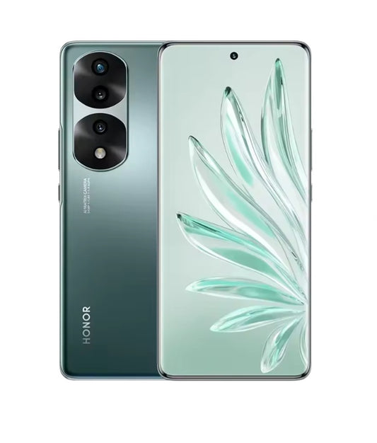 Honor 70 Pro 5G Chinese Version Green Smartphone Facial Recognition & Fingerprint Unlock Function Dust Water & Scratch Resistant HD Screen Super/Fast Charging (RAM 12GB+256GB ROM) Smartphone. smp