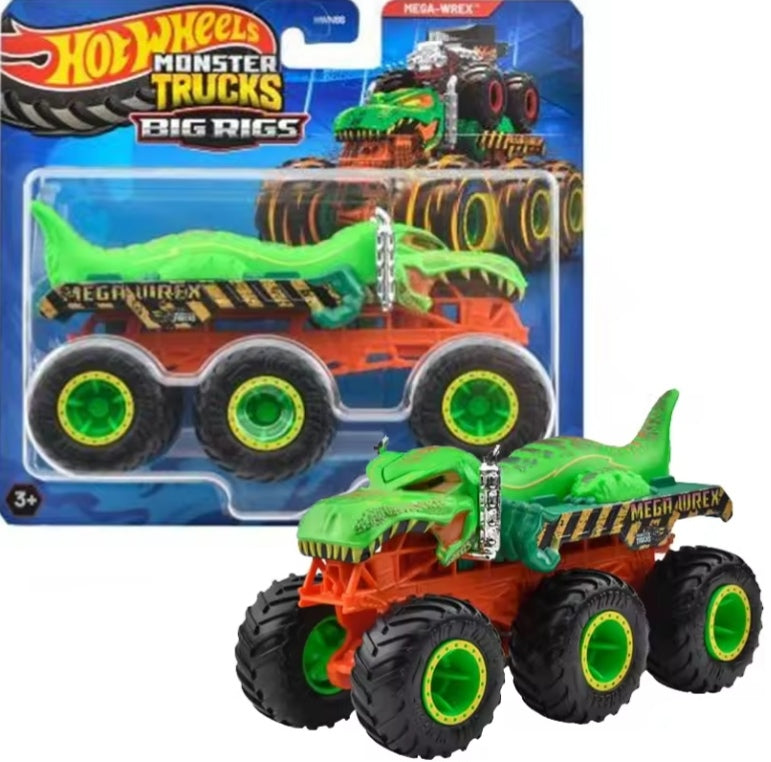 2025 Hot Wheels Monster Trucks Big Rigs "F-Mega-Wrex" Toy Car tys crs