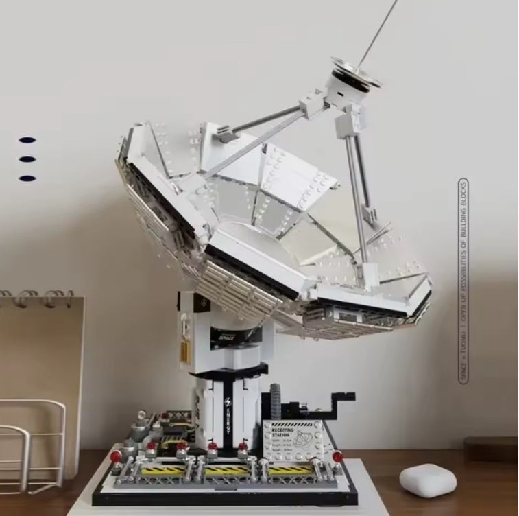 Home Decor Space Signal Receiving Base Building Blocks Set Toys (with box) tys bbs