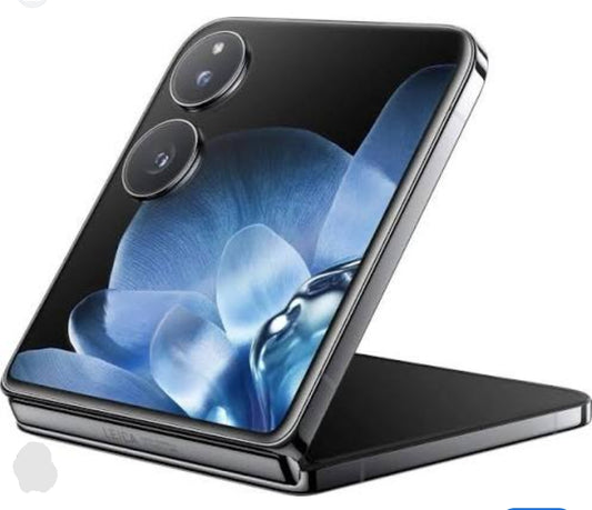 Xiaomi Mix Flip Global Version Smartphone Facial Recognition & Fingerprint Unlock Function Dust Water & Scratch Resistant HD Screen Super/Fast Charging (RAM 12GB+512GB ROM) (Black) Smartphone smp