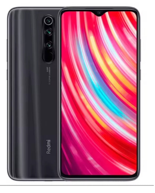 Xiaomi Redmi Note 8/Note 8 Pro Global Version Black Smartphone Facial Recognition & Fingerprint Unlock Function Dust Water & Scratch Resistant HD Screen Super/Fast Charging (RAM 4GB+64GB ROM) Smartphone + FREE Gift. smp