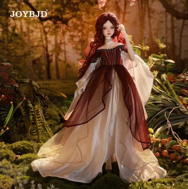 JOYBJD Cyllira Fullset Medieval Retro Style Wine-red Female. The Moonshine Maiden dll tys