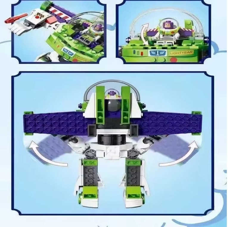 Disney Pixar Buzz Lightyear Building Blocks Set Toys tys bbs dll
