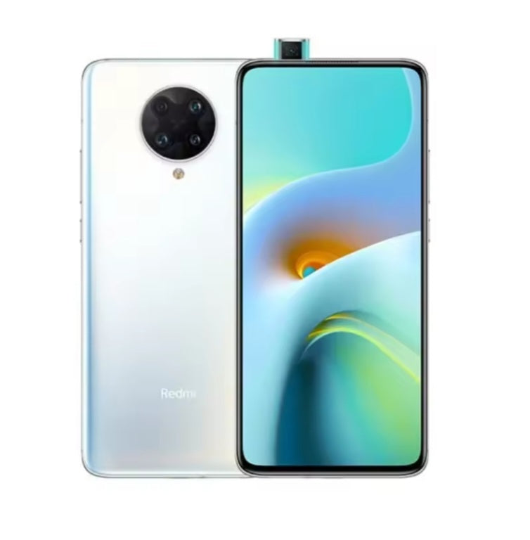 Xiaomi Redmi K30 Ultra 5G Global Version White Smartphone Facial Recognition & Fingerprint Unlock Function Dust Water & Scratch Resistant HD Screen Super/Fast Charging (RAM 8GB+256GB ROM) Smartphone. smp