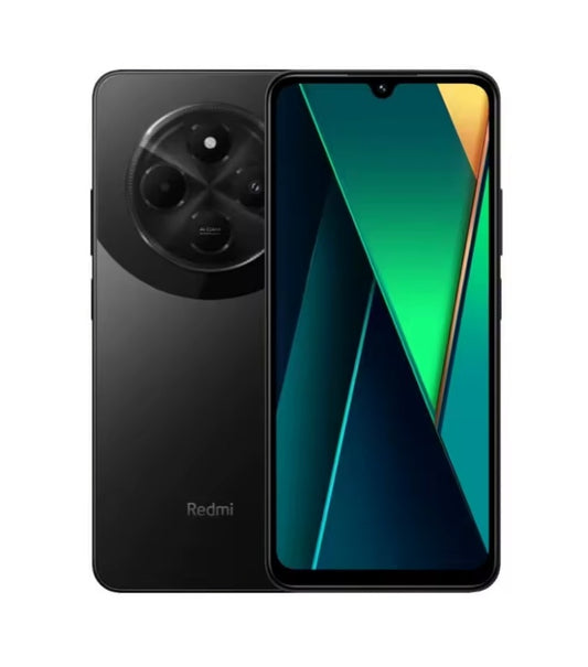 Xiaomi Redmi 14C 4G Global Version Black Smartphone Facial Recognition & Fingerprint Unlock Function Dust Water & Scratch Resistant HD Screen Super/Fast Charging (RAM 4GB+128GB ROM) Smartphone. smp