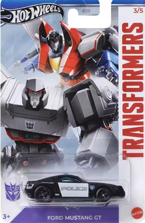 Hot Wheels Transformers Series "Ford Mustang GT" Toy Car tys crs