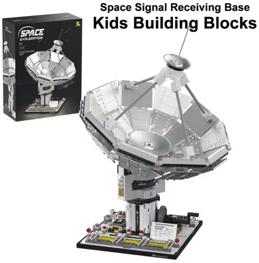 Home Decor Space Signal Receiving Base Building Blocks Set Toys (with box) tys bbs