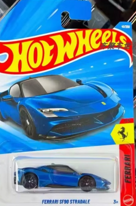 Mattel 2026 Hot Wheels B Case Mainline Series "Ferrari SF90 Stradale" Toy Car tys crs