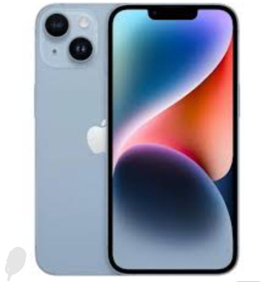 Apple iPhone 14 Plus 5G Smartphone Facial Recognition Function Dust Water & Scratch Resistant HD Screen Super/Fast Charging (128GB ROM Simple Set) (Blue) Smartphone smp