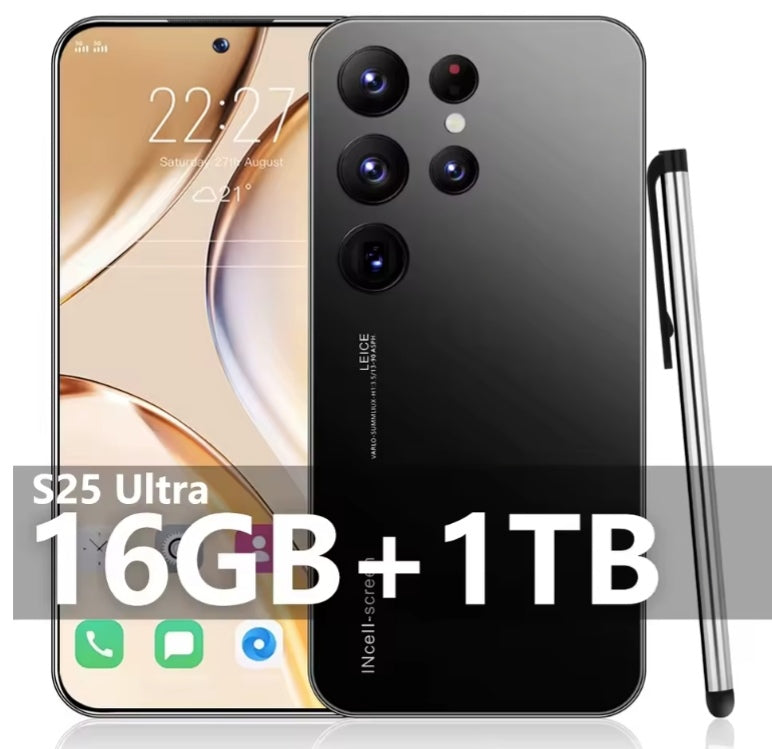 2025 High Quality S25 Ultra 7.3 Inch LCD (Black) Smartphone Display Touch Screen smp