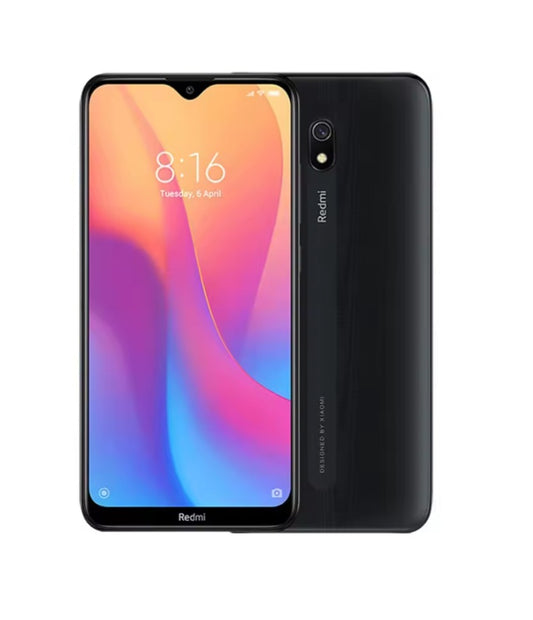 Xiaomi Redmi 8A Global Version Black Smartphone Facial Recognition & Fingerprint Unlock Function Dust Water & Scratch Resistant HD Screen Super/Fast Charging (RAM 4GB+64GB ROM) Smartphone + FREE Gift. smp