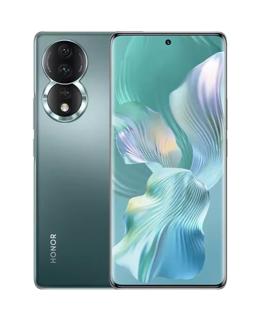Honor 80 5G Chinese Version Green Smartphone Facial Recognition & Fingerprint Unlock Function Dust Water & Scratch Resistant HD Screen Super/Fast Charging (RAM 12GB+256GB ROM) Smartphone. smp