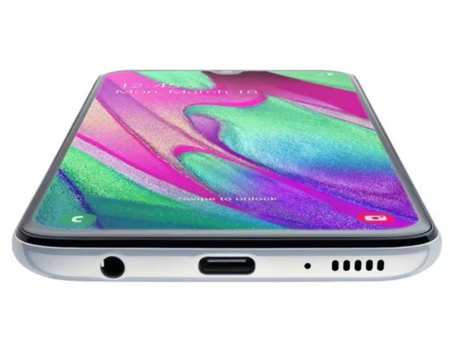 Samsung Galaxy A40 Global Version Black Smartphone Dust Water & Scratch Resistant HD Screen Super/Fast Charging Smartphone. smp